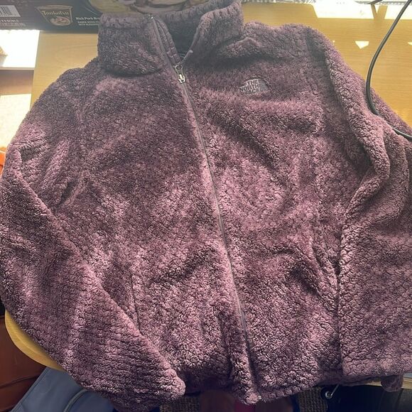 THE NORTH FACE Purple Printed Multicolor Osito Jacket Women's Large - Picture 2 of 4